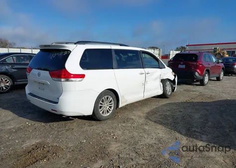 2011 Toyota Sienna Xle V6 из США, поврежденный, VIN 5TDYK3DC7BS125659